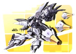  character_name chibi funnels_(gundam) gundam highres looking_at_viewer mecha mobile_suit no_humans open_hands qubeley robot science_fiction sibelurabbi solo yellow_eyes zeta_gundam 