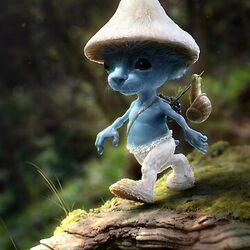  1:1 felid feline low_res male mammal smurf_cat the_smurfs xelgot 