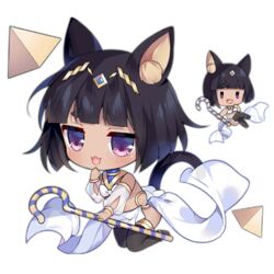  :3 animal_ear_fluff animal_ears anklet artist_request black_thighhighs blush blush_stickers bra chibi dark-skinned_female dark_skin detached_sleeves egyptian egyptian_clothes fairy_(girls&#039;_frontline) full_body girls&#039;_frontline hand_on_own_chin jackal_ears jackal_tail jewelry jitome looking_at_viewer multiple_girls o-ring o-ring_bottom oerba_yun_fang official_art open_mouth paw-shaped_pupils purple_eyes pyramid_(geometry) sand_dancer_fairy_(girls&#039;_frontline) see-through see-through_sleeves shepherd&#039;s_crook short_eyebrows simple_background smile smug symbol-shaped_pupils thick_eyebrows thighhighs third-party_source tiara transparent_background underwear usekh_collar white_bra |_| 