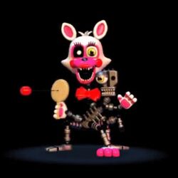  1:1 2015 2_heads 2_toes 3_fingers 3_legs 3_toes 3d_(artwork) 3d_animation :| animated animatronic anthro black_background black_sclera bow_(feature) bow_tie canid canine digital_media_(artwork) exposed_endoskeleton eyelashes fangs feet fingers five_nights_at_freddy&#039;s five_nights_at_freddy&#039;s_2 five_nights_at_freddy&#039;s_world fox half-closed_eyes heterochromia lips low_res machine mammal mangle_(fnaf) multi_head multi_leg multi_limb multicolored_body narrowed_eyes official_art paddle_ball pawpads paws pink_body pink_pawpads robot scott_cawthon scottcawthon scottgames short_playtime simple_background smile solo teeth toes white_body white_eyes yellow_eyes 