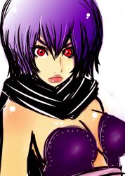  ayane ayane_(doa) dead_or_alive lips ninja_gaiden ninja_gaiden_sigma_2 purple_hair red_eyes tecmo 