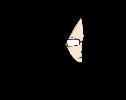  1/2 black bleach face glasses ishida_uryuu no_face 