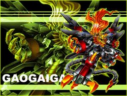  character_name genesic_gaogaigar mecha no_humans solo super_robot yuusha_ou_gaogaigar yuusha_ou_gaogaigar_final yuusha_series zoom_layer 