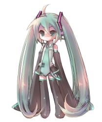  ahoge aqua_hair chibi hatsune_miku long_hair tahya twintails vocaloid 