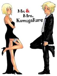  big_breasts blonde_hair mr_&amp;_mrs_smith naruto parody samui tagme 