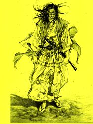  inoue_takehiko male monochrome tagme vagabond 