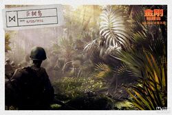  animal assault_rifle bird camouflage concept_art conspiracy forest godzilla_(series) gun helmet king_kong_(series) kong:_skull_island legendary_pictures military military_uniform monarch monster monsterverse official_art plant soldier 