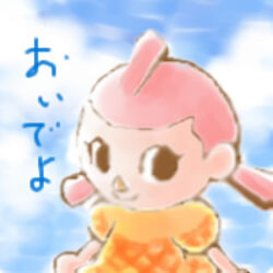  animal_crossing black_eyes doubutsu_no_mori lowres nintendo pink_hair player_1 villager_(doubutsu_no_mori) 