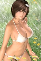  3d bikini hinemaru short_hair swimsuit 