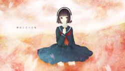  headphones ichinose_(sorario) seifuku tagme 