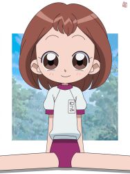  brown_hair buruma female gym_uniform hatomugisan kudo_mutsumi lolicon ojamajo_doremi school_uniform student uniform 