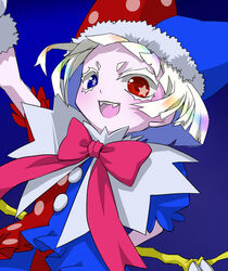  blue_eyes gijinka hat heterochromia jester_cap jester_hat kirby_(series) marx nintendo personification red_eyes rule_63 star 