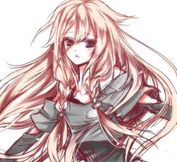  an-mar bad_id bad_pixiv_id bare_shoulders braid female ia_(vocaloid) long_hair looking_at_viewer pink_hair simple_background solo twin_braids vocaloid white_background 