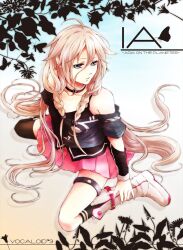  female highres ia ia_(vocaloid) long_hair sitting solo vocaloid 