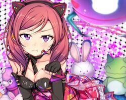  animal_ears catgirl cropped kalian love_live!_school_idol_project nishikino_maki red_hair short_hair waifu2x 