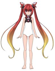  bow female hairbow kj_(wrxsti555) long_hair mitsuka_souji ore_twintail_ni_narimasu red_eyes red_hair rule_63 solo tail_red tailred twintails very_long_hair 