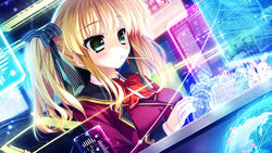  blonde_hair clochette game_cg prism_recollection shintaro twintails uisaki_hinano 