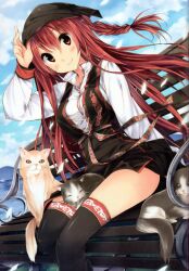  kuwashima_rein neko tagme thighhighs 