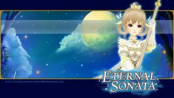  copyright_name english_text female highres logo non-web_source official_art official_wallpaper serenade_(trusty_bell) solo trusty_bell 