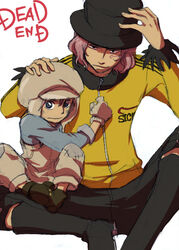  1boy adelle_bascud brother_and_sister female hat one_piece one_piece:_dead_end_no_boken pink_hair shuraiya_bascud siblings 