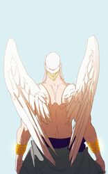  1boy back bandana enel male_focus one_piece skypiea solo wings 