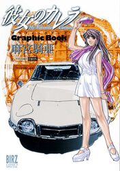  bad_link bracelet breasts brown_eyes brown_hair car cover cover_page dress female hat headlight high_heels holding holding_clothes holding_hat jewelry kanojo_no_carrera kikuchi_michitaka large_breasts manga_cover mole mole_under_mouth motor_vehicle official_art parted_lips purple_hat smile solo sports_car todoroki_reina toyota toyota_2000gt unworn_hat unworn_headwear vehicle_focus white_dress white_footwear 