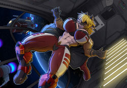  abs anthro bedroom big_breasts blonde_hair bodysuit boots bovid bovine bra breasts cattle clothing cosmic_background detailed_background dutch_angle female footwear hair hi_res huge_breasts jumpsuit juxtapex mammal muscular muscular_female planet pubes rocket_boots science_fiction shoes skinsuit solo space space_background spacecraft spacesuit sports_bra tight_clothing underwear undressing vehicle window 