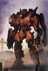  3_arms crimson_typhoon giant_robot jaeger mech mecha multiple_arms pacific_rim robot 