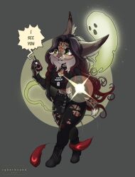  absurd_res anthro bodily_fluids breasts brown_body brown_fur brown_hair cyberhound ear_piercing felid feline female flashlight fur green_eyes hair hi_res lynx mammal nuri piercing solo sweat sweatdrop tan_body tan_fur 