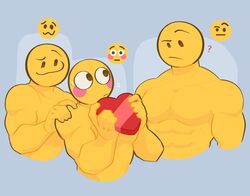  3boys anthro cute emoji emoji_(buff) emoji_(race) gay jinxd101 male male_only sauce stickman tagme 