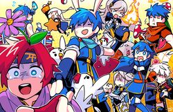  animal_ears animal_hood armor bird blue_eyes blue_hair blush bob-omb bomb bottle cape chicken chrom_(fire_emblem) closed_eyes commentary corrin_(female)_(fire_emblem) corrin_(fire_emblem) cucco doseisan dual_persona eating explosive falchion_(fire_emblem) father_and_daughter feathers fingerless_gloves fire fire_emblem fire_emblem:_mystery_of_the_emblem fire_emblem:_path_of_radiance fire_emblem:_radiant_dawn fire_emblem:_the_binding_blade fire_emblem_awakening fire_emblem_fates flower flower_on_head gloves hair_between_eyes hair_ornament hair_over_one_eye hairband head_fuse heart holding holding_wand hood ike_(fire_emblem) kirby_(series) lips long_hair looking_at_viewer lucina_(fire_emblem) lyn_(shunao) mario_(series) marth_(fire_emblem) mother_(game) multiple_boys mushroom mushroom_on_head open_mouth pointy_ears poke_ball poke_ball_(basic) pokemon protected_link rabbit_hood raccoon_ears raccoon_tail ragnell red_hair robe robin_(female)_(fire_emblem) robin_(fire_emblem) robin_(male)_(fire_emblem) roy_(fire_emblem) short_hair smile star_rod super_smash_bros. sword tail tears the_legend_of_zelda tiara twintails wand warp_star weapon white_hair 