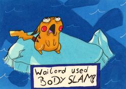  :o body_slam_(pokemon) commentary_request english_text gameplay_mechanics ice_floe katze_des_grauens looking_up no_humans ocean open_mouth pikachu pokemon pokemon_(creature) pokemon_move pokemon_used_move shadow wailord water wide-eyed 