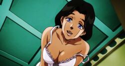  animated animated black_hair dark_skin jojo jojo_no_kimyou_na_bouken purple_eyes tagme 