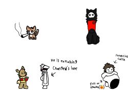  ambiguous_gender animal_humanoid anthro bread_creature bread_loaf canid canid_humanoid canine canine_humanoid canis cellphone changed_(video_game) dr._k_(changed) duo electronics fever_dream grabbing group human humanoid laboratory_equipment lin_(changed) male mammal mammal_humanoid mask mask_on_head meme meme_pose ming_cat_(changed) omni-vee(artist) omni-vee_(artist) omni-vee_(character) phone possessed_inanimate puro_(changed) scientific_instrument selfie selfie_pose smoking solo standing unknown_species wearing_mask wolf wolf_humanoid 