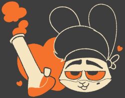  accessory anthro bong drugs grey_background headband heart_symbol klaus_(shakotanbunny) lagomorph leporid male mammal markings mole_(marking) rabbit restricted_palette simple_background smile solo srgreja_(artist) substance_intoxication team_fortress_2 valve 
