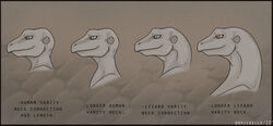  2012 abstract_background ambiguous_gender anatomy anthro black_border border digital_drawing_(artwork) digital_media_(artwork) drpickelle english_text flexible_neck grey_theme hi_res how-to informative lizard long_neck model_sheet multiple_poses overbite pose pupils reptile rigid_neck scalie shaded side_view signature simple_background slit_pupils snout solo species_sheet text 