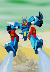  80s mecha oldschool rmr_robot&#039;s_makes_revolution sentou_mecha_xabungle xabungle_(mecha) 