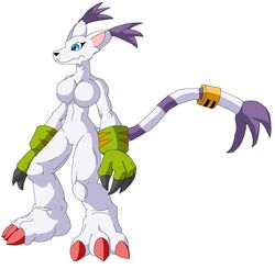  absurdres digimon emiridian highres solo tailmon 