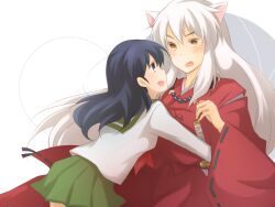  animal_ears couple higurashi_kagome inuyasha inuyasha_(character) kinokosuke 