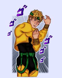  1boy blonde_hair dio_brando fortnite fortnite:_battle_royale jojo&#039;s_bizarre_adventure jojo_reference jonesy_(fortnite) jozpolar male male_only solo stardust_crusaders 