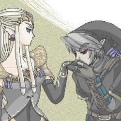  couple dark_link dark_persona dark_zelda dress kissing link lowres princess_zelda super_smash_bros. super_smash_brothers_brawl the_legend_of_zelda zelda 