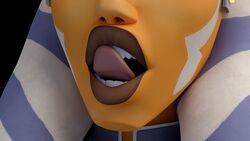  1girls 3d 3d_(artwork) ahsoka_tano airress3d_(3d-modeller) alien alien_girl blender blender_(software) close_up dsl female female_only front_view licking_lips lips orange_skin seductive_mouth smitty34 solo solo_female star_wars tagme the_clone_wars:_season_seven togruta 