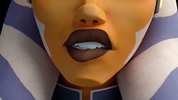  1girls 3d 3d_(artwork) ahsoka_tano airress3d_(3d-modeller) alien alien_girl biting_lip blender blender_(software) close_up dsl female female_only front_view lips orange_skin seductive_mouth smitty34 solo solo_female star_wars tagme the_clone_wars:_season_seven togruta 