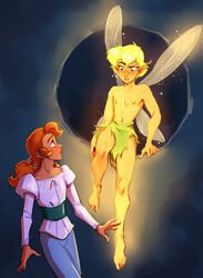  2boys blonde_hair celtic_mythology clothed clothed_male crossover disney disney_fairies don_bluth european_mythology fairy fairy_tales fairy_wings femboy feminine_male genderswap genderswap_(ftm) glow glowing glowing_body glowing_hair hans_christian_andersen literature loincloth loincloth_only male_only mythology orange_hair peter_pan_(disney) pointy_ears ponytail public_domain ripushko rule_63 small smaller_male tagme thumbelina_(1994_film) thumbelina_(character) tinker_bell tiny_male twink twinker_bell 