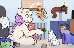  2026 ambiguous_gender anthro ass biped digital_drawing_(artwork) digital_media_(artwork) domestic_ferret dragon feet feral fingers group hair heart_symbol hi_res inside kobold lagomorph leporid male mammal mustelid musteline mythological_creature mythological_scalie mythology nicopossum nude nude_ambiguous nude_anthro nude_male rabbit scalie sitting smile tail teeth toes true_musteline weasel 