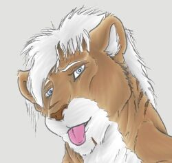  anthro felid icon lion low_res major_ward male mammal pantherine solo 