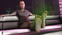  1girls 3d barefoot brown_hair donkboy female female_only femdom foot_fetish fully_clothed light-skinned_female medium_hair rey sitting smelly smelly_feet solo_female star_wars stinky_feet 