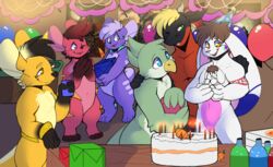  beak birthday cake dessert espro food group jace_zantetsukin lux party polross river tanashi_(artist) 