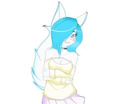  alpha_channel animated anthro arctic_fox bite biting_lip black_choker black_jewelry black_necklace blue_hair blue_nose bottomwear breasts canid canine cheek_marks choker cleavage clothed clothing female fluffy fluffy_tail fox fur hair jewelry mammal necklace pupils short_playtime simple_background skirt solo subtle_animation tail topwear traced transparent_background true_fox unknown_artist unusual_pupils valdroxx_studios valdroxx_studios_(artist) white_body white_bottomwear white_clothing white_fur white_skirt yellow_blouse yellow_clothing yellow_topwear zafiro_(cristali) 