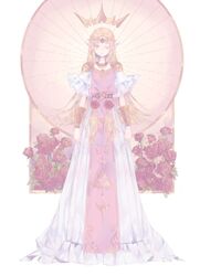  armor bad_id bad_twitter_id belt blonde_hair blush dress female flower forehead_protector fortisselle full_body gown half-closed_eye highres jewelry long_dress long_hair looking_at_viewer necklace one_eye_closed pointy_ears princess princess_zelda rose short_sleeves shoulder_armor solo super_smash_bros. the_legend_of_zelda the_legend_of_zelda:_a_link_between_worlds triforce white_dress wide_sleeves 